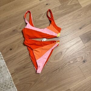 Colorful One-Piece Swimsuit